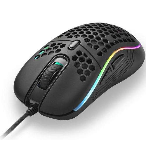 Mouse Optic Sharkoon Light² S, RGB LED, USB, Black