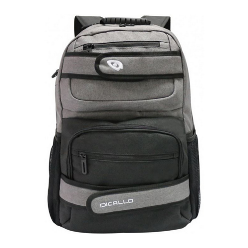 Rucsac Dicallo LLB9692-17 pentru laptop de 17.3 inch, Black-Grey