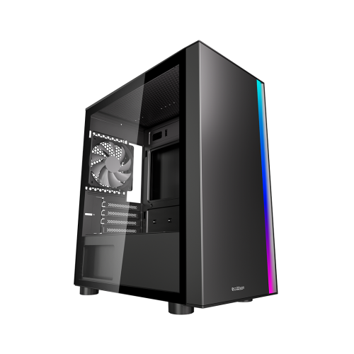 Carcasa PcCOOLER LM300 ARGB Black, Fara sursa