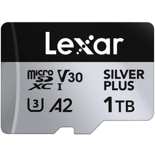 Memory Card microSDXC Lexar Professional Silver Plus  1TB, UHS-I U3, V30, A2 + Adaptor SD