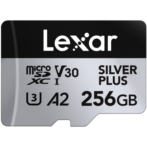 Memory Card microSDXC Lexar Professional Silver Plus  256GB, UHS-I U3, V30, A2 + Adaptor SD