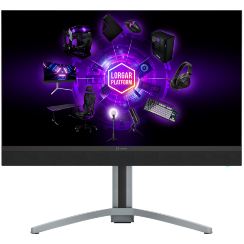 Monitor MiniLED LORGAR 27MP1, 27 inch, 3840x2160, 1 ms, Black-Milky Gray