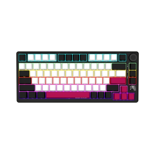 Tastatura LORGAR KBP7075W, RGB LED, USB/USB Wireless/Bluetooth, Black