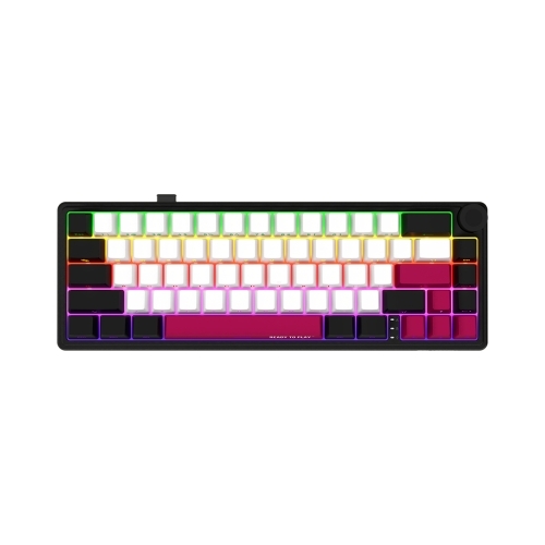 Tastatura LORGAR KBP70MW, RGB LED, USB Wireless/Bluetooth, Multicolor