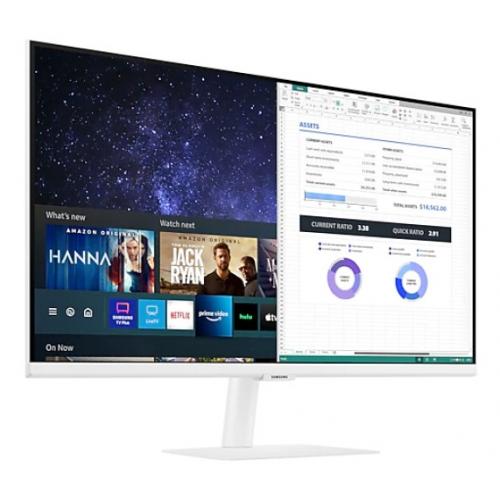 Monitor LED Samsung Smart LS27AM501NUXEN, 27inch, 1920x1080, 8ms GTG, White