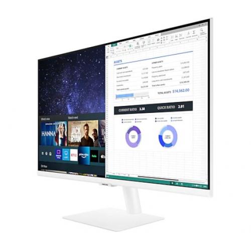 Monitor LED Samsung Smart LS27AM501NUXEN, 27inch, 1920x1080, 8ms GTG, White