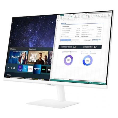 Monitor LED Samsung Smart LS27AM501NUXEN, 27inch, 1920x1080, 8ms GTG, White