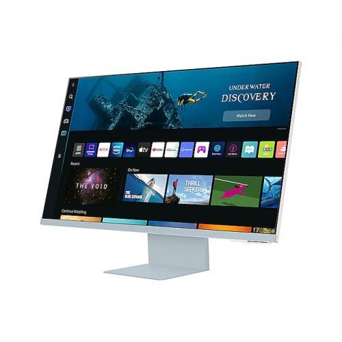 	Monitor LED Samsung Smart M8 LS32BM801UUXEN, 32inch, 3840x2160, 4ms, White-Blue