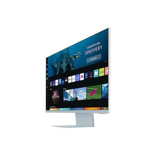 	Monitor LED Samsung Smart M8 LS32BM801UUXEN, 32inch, 3840x2160, 4ms, White-Blue