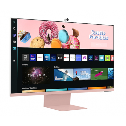 Monitor LED Samsung Smart M8 S32BM80PUU, 32inch, 3840x2160, 4ms GTG, Pink