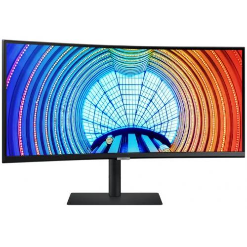 Monitor LED Curbat Samsung LS34A650UXUXEN, 34inch, 3440x1440, 4ms GTG, Black