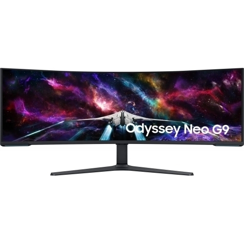 Monitor QLED Curbat Samsung Odyssey Neo G9 LS57CG952NUXEN, 57inch, 7680x2160, 1ms GTG, White-Black