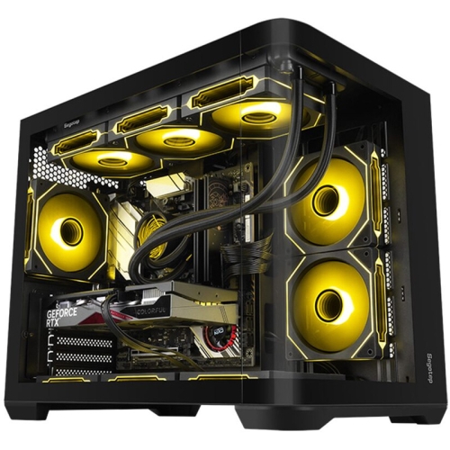Carcasa Segotep Lumi 3S Black, Fara sursa