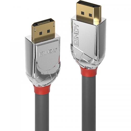 Cablu Lindy LY-36301, DisplayPort 1.4, 1m, Cromo Line