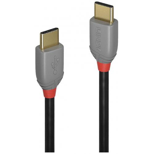 Cablu de date Lindy 36871, USB-C - USB-C, 1m, Black