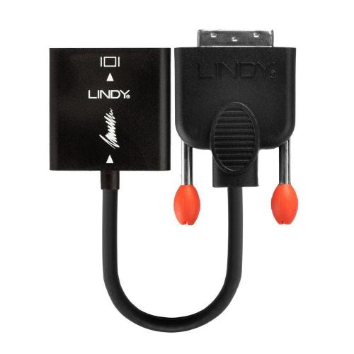 Adaptor Lindy LY-38189, DVI-D to VGA, negru