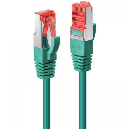 Cablu retea Lindy LY-47747, 1m Cat.6 S/FTP Network, Green