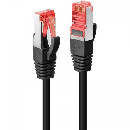 Cablu retea Lindy LY-47779, 2m Cat.6 S/FTP Network, Black
