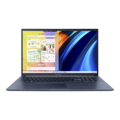 Laptop ASUS VivoBook M1702QA-AU027W, AMD Ryzen 7 5800H, 17.3inch, RAM 16GB, SSD 1TB, AMD Radeon Graphics, Windows 11, Quiet Blue