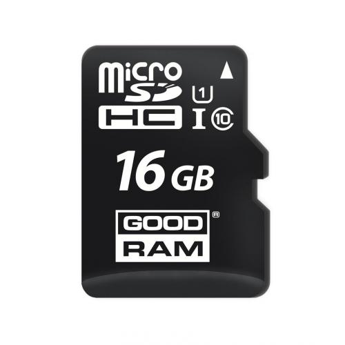 Memory Card microSDHC GOODRAM 16GB, Class 10, UHS-I U1