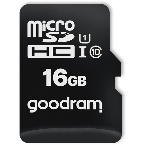 Memory Card MicroSDXC Goodram M1A4 AiO 16GB, Class 10, UHS-I U1 + Adapter