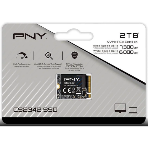 SSD PNY CS2342, 2TB, PCI-Express 4.0 x4, M.2 2230