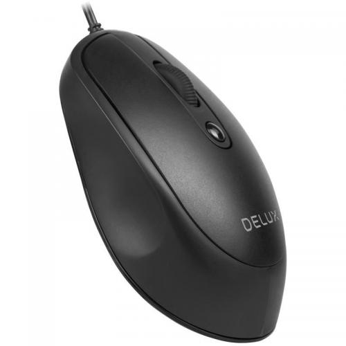 Mouse Optic Delux M366, USB, Black