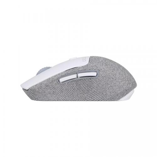 Mouse Optic Delux M520DB, USB Wireless/Bluetooth, Grey-White