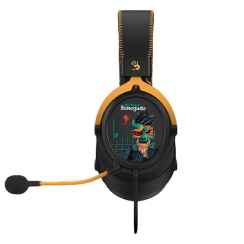 Casti cu microfon A4Tech M595 Renegade Midnight, USB-A, Black