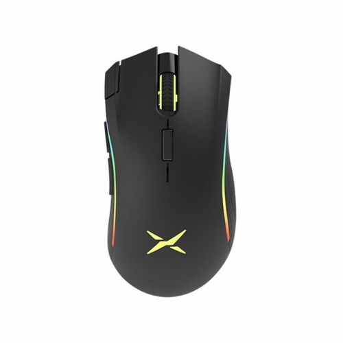 Mouse Optic Delux M625 PLUS, USB/USB Wireless, Black