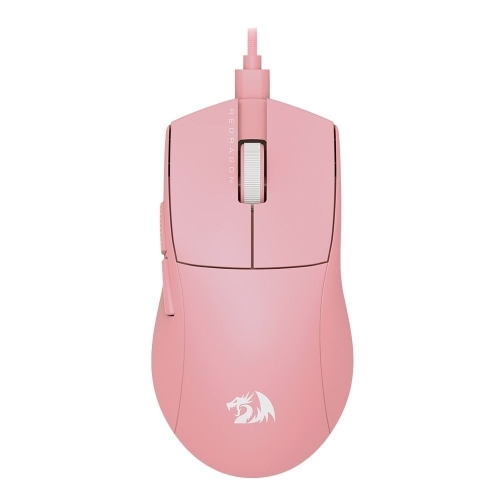 Mouse Optic Redragon K1ng 1K, USB-A, Pink