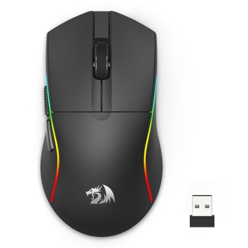 Mouse Optic Redragon Deicide Pro, RGB LED, USB/USB Wireless/Bluetooth, Black