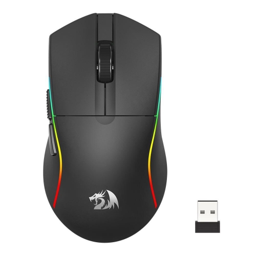 Mouse Optic Redragon Deicide Standard, RGB LED, USB Wireless/USB/Bluetooth, Black