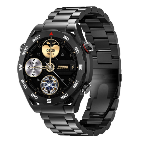 SmartWatch Havit M9030 Ultra, 1.43 inch, Curea Otel, Black