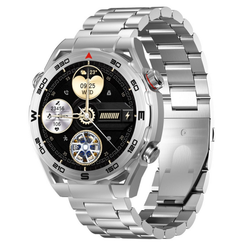 SmartWatch Havit M9030 Ultra, 1.43 inch, Curea Otel, Silver