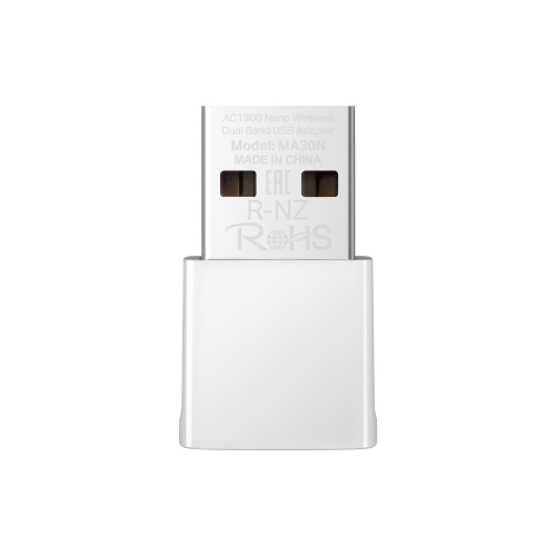Adaptor Wireless Mercusys MA30N, USB-A, White