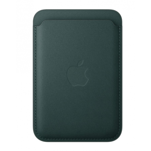 Suport card Apple FineWoven Wallet cu MagSafe pentru Iphone, Dark Green