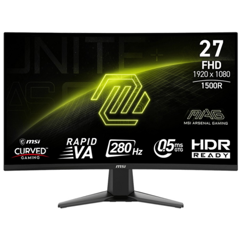 Monitor LED Curbat MSI MAG 276CXF, 27inch, 1920 x 1080 pixeli, 0.5 ms GtG, Black