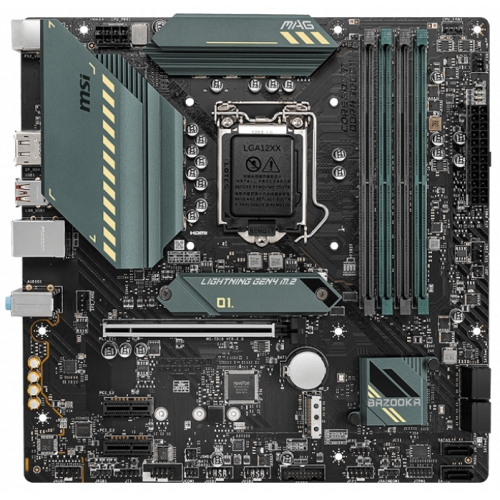 Placa de baza MSI MAG B560M BAZOOKA, Intel B560, socket 1200, mATX