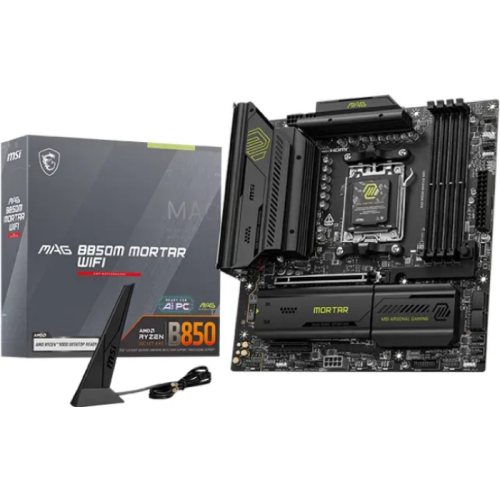 Placa de baza MSI MAG B850M MORTAR WIFI, AMD B850, Socket AM5, mATX