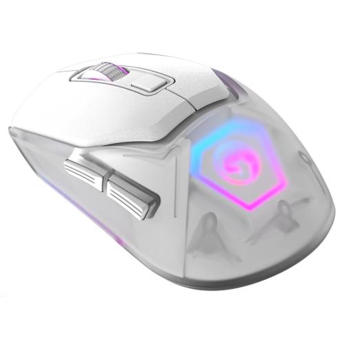 Mouse optic Marvo Fit Pro G1W, USB Wireless/Bluetooth, White