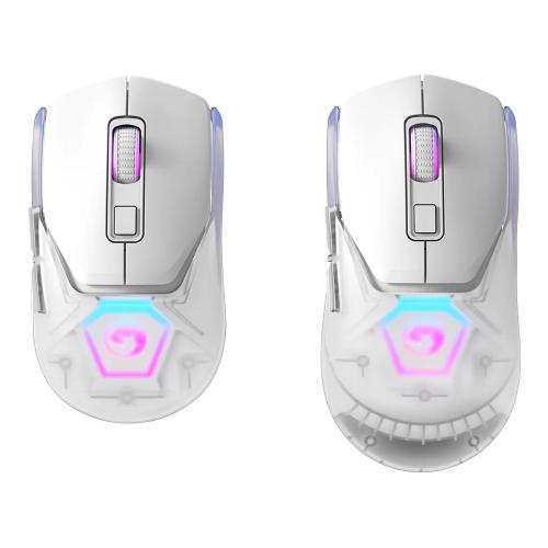 Mouse optic Marvo Fit Pro G1W, USB Wireless/Bluetooth, White