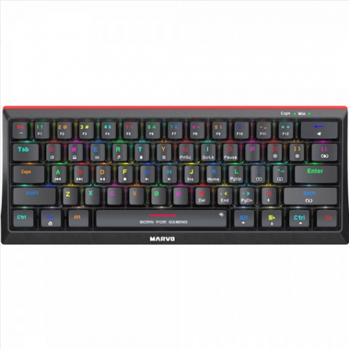 Tastatura Marvo KG962G, Rainbow LED, USB, Black