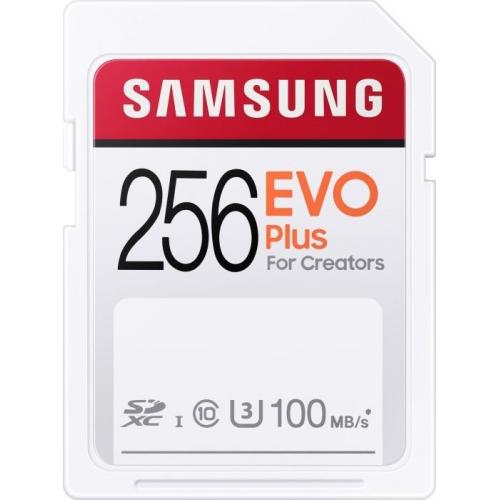 Memory Card SDXC Samsung EVO Plus 256GB, Class 10, UHS-I U3