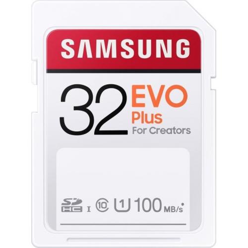 Memory Card SDHC Samsung EVO Plus 32GB, Class 10, UHS-I U1