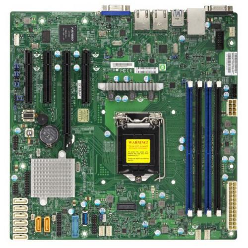 Placa de baza server Supermicro X11SSM, Intel C236, Socket 1151, mATX