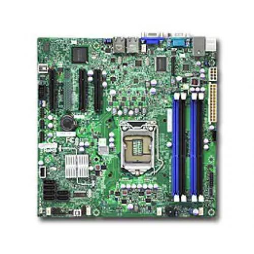 Placa de baza server Supermicro X9SCL-F, Intel C202, Socket 1155, mATX