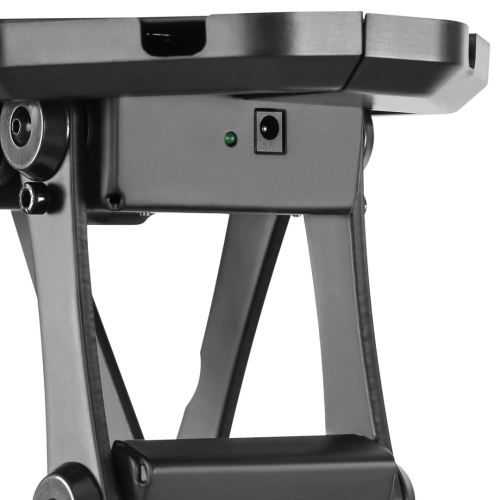 Suport TV Maclean electric ceiling TV mount, 23-55 inch, Black