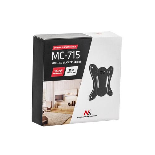 Suport TV Maclean MC-715, 13-27inch, Black