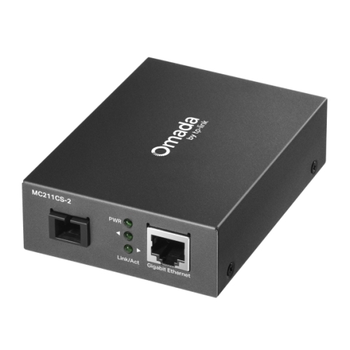 Convertor Media TP-Link Omada MC211CS-2 1 Gbps, 1310TX/1550RX nm, 20 km, RJ-45 - SC/UPC